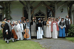 Bedford Gallery Quire in costume